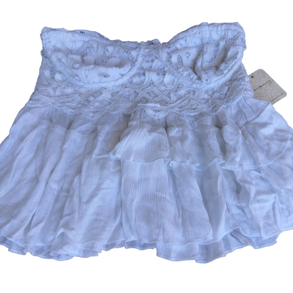 FREE PEOPLE INTIMATELY ADELLA CORSET TUBE TOP NWT S